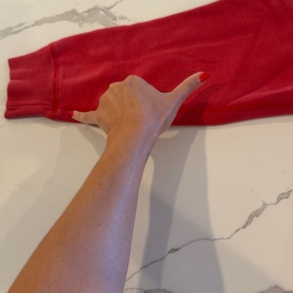 Roots Canada Red Hoodie with Beaver Logo - Picture 7 of 12